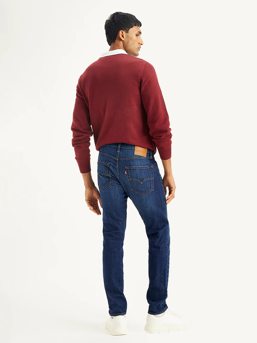 Men's 512 Blue Slim Tapered Fit Mid Rise Jeans - Image 3