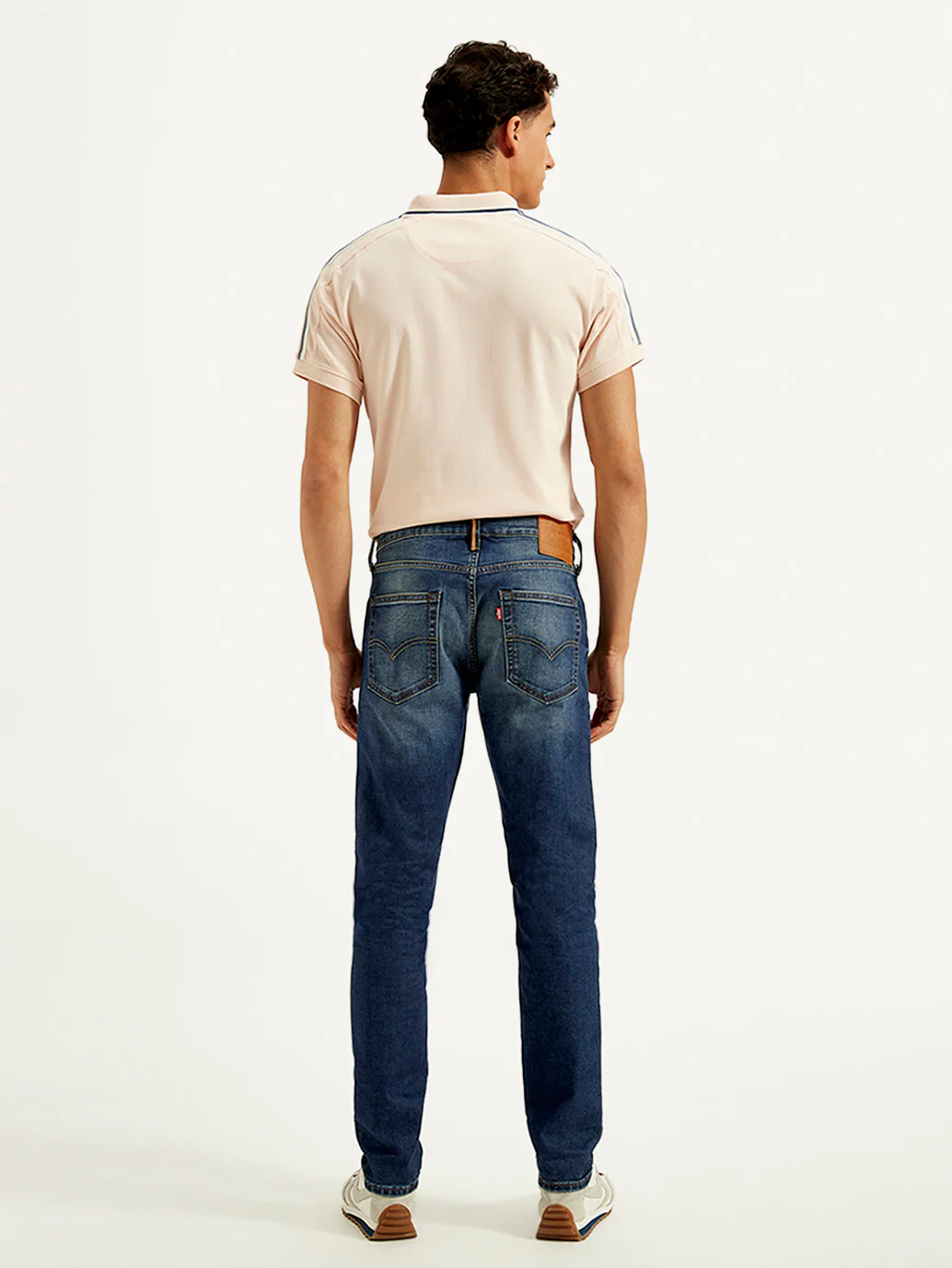 Men's 512 Blue Slim Tapered Fit Mid Rise Jeans - Image 3