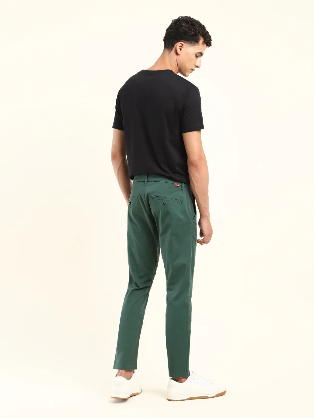 Men's 512 Slim Tapered Fit Green Chinos - Image 3