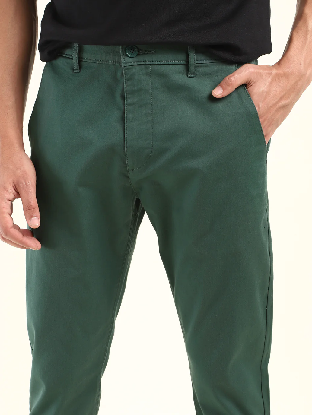 Men's 512 Slim Tapered Fit Green Chinos - Image 5