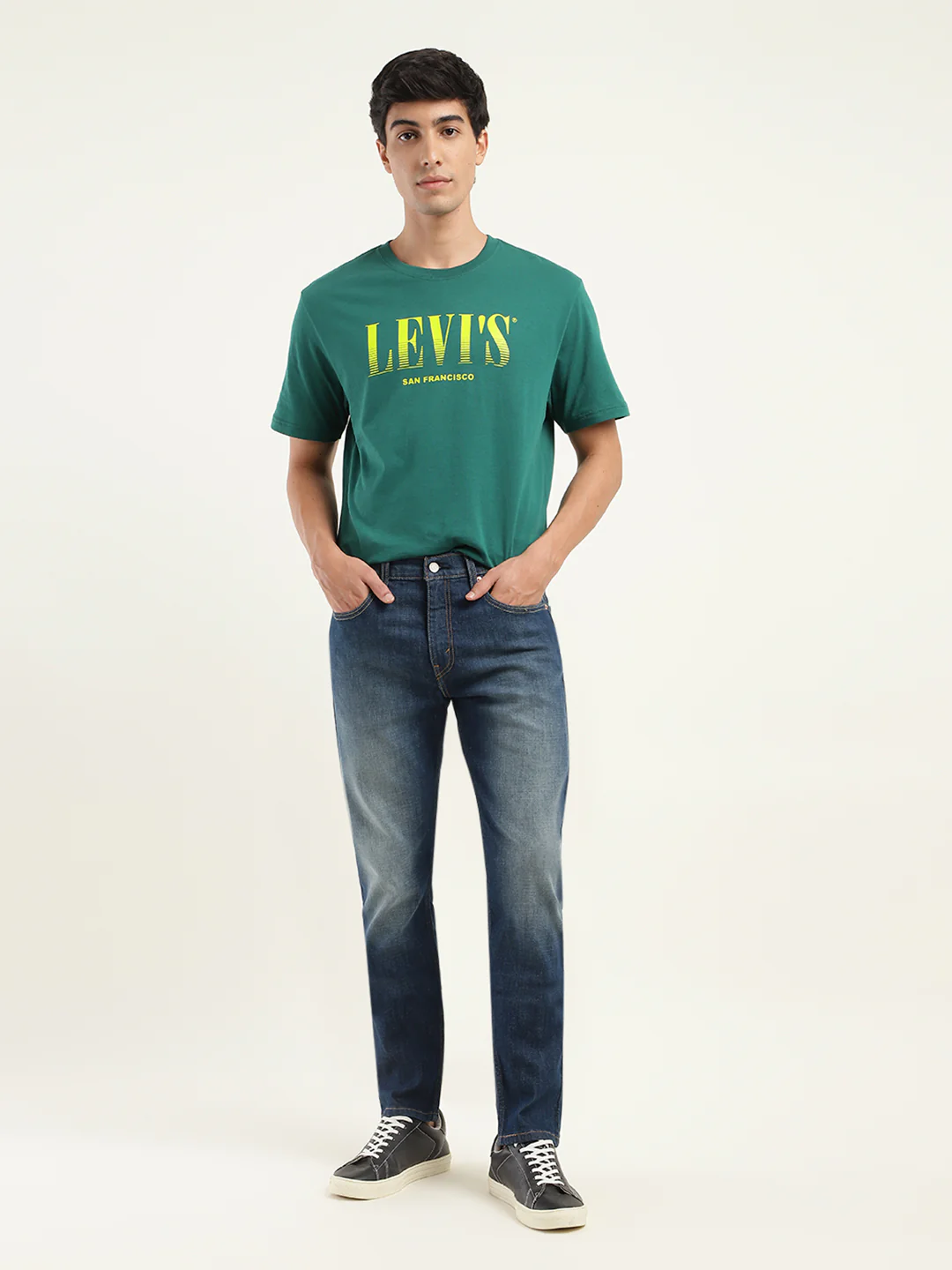 Men's 512 Blue Slim Tapered Fit Mid Rise Jeans - Image 2