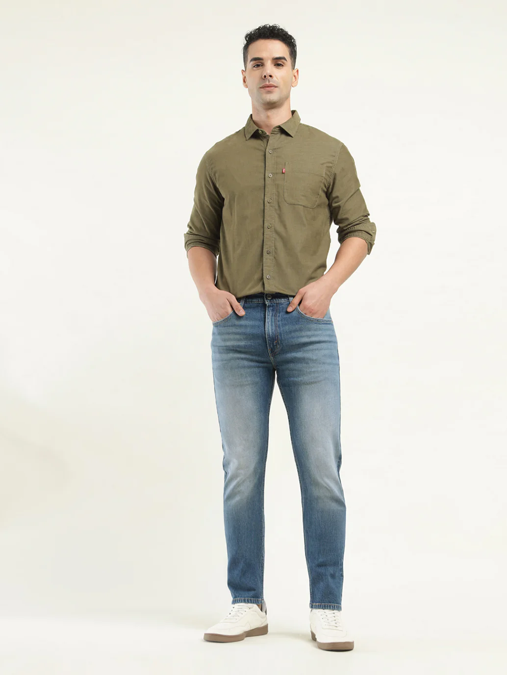 Men's 512 Indigo Slim Tapered Fit Mid Rise Jeans - Image 2