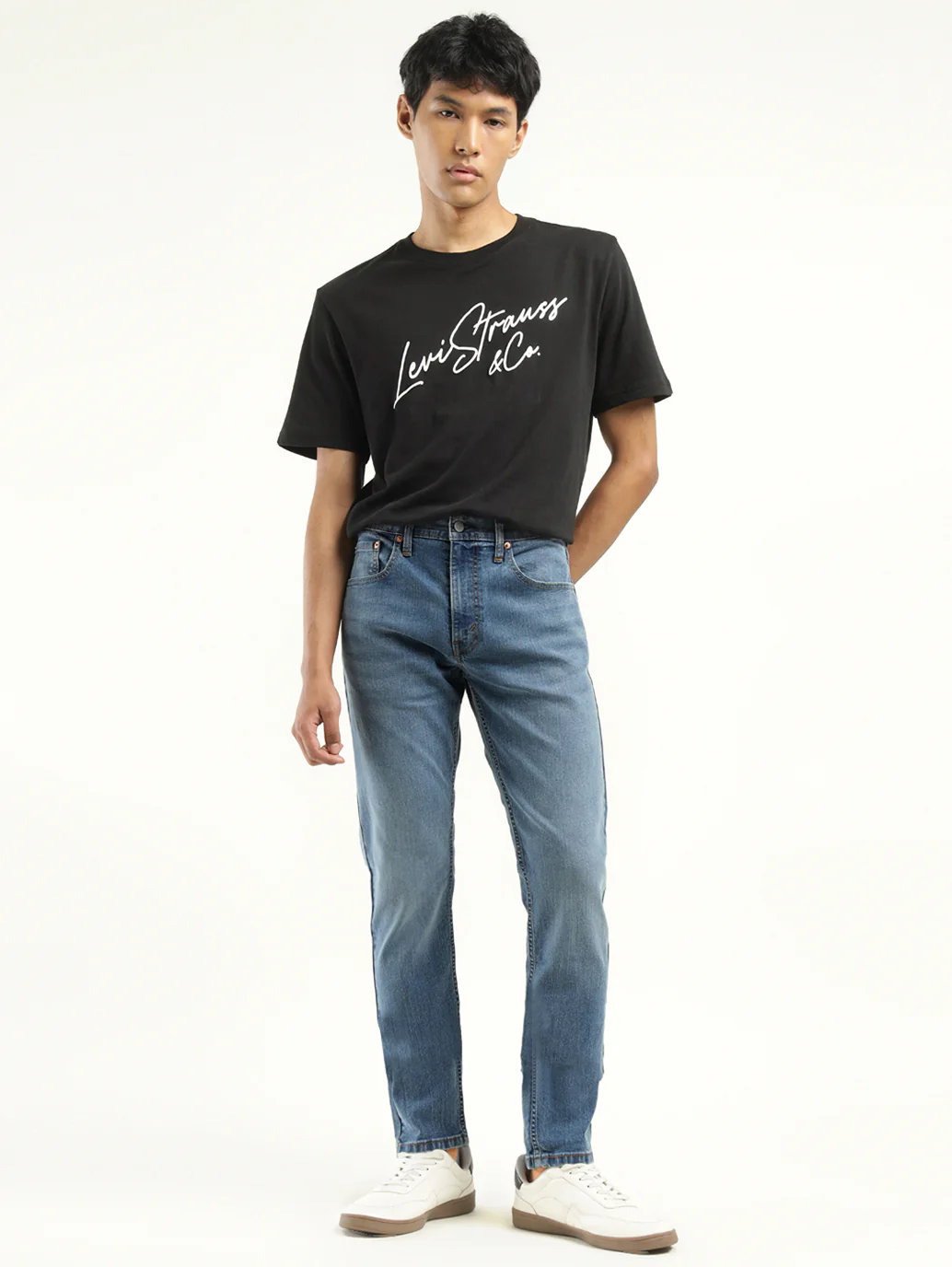 Men's 512 Indigo Slim Tapered Fit Mid Rise Jeans - Image 2