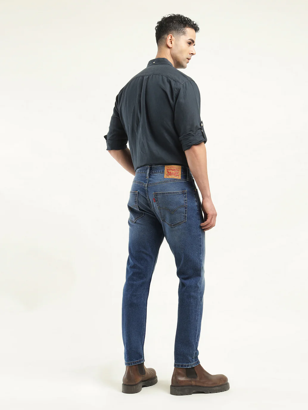 Men's 512 Indigo Slim Tapered Fit Mid Rise Jeans - Image 3