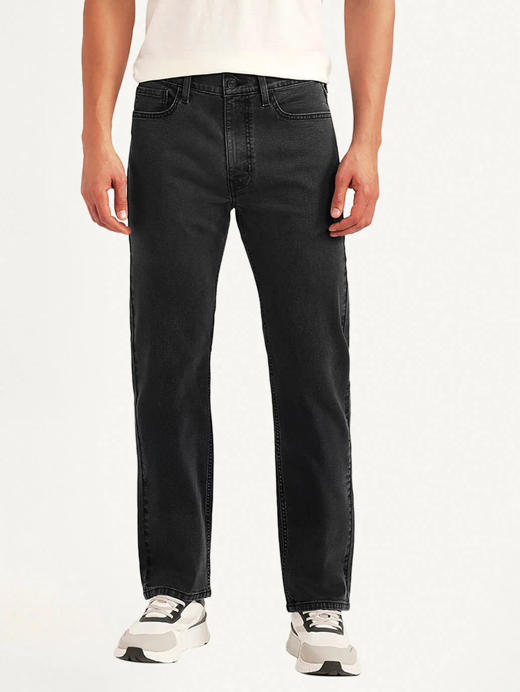 Men's 513 Black Slim Straight Fit Mid Rise Jeans - Image 3