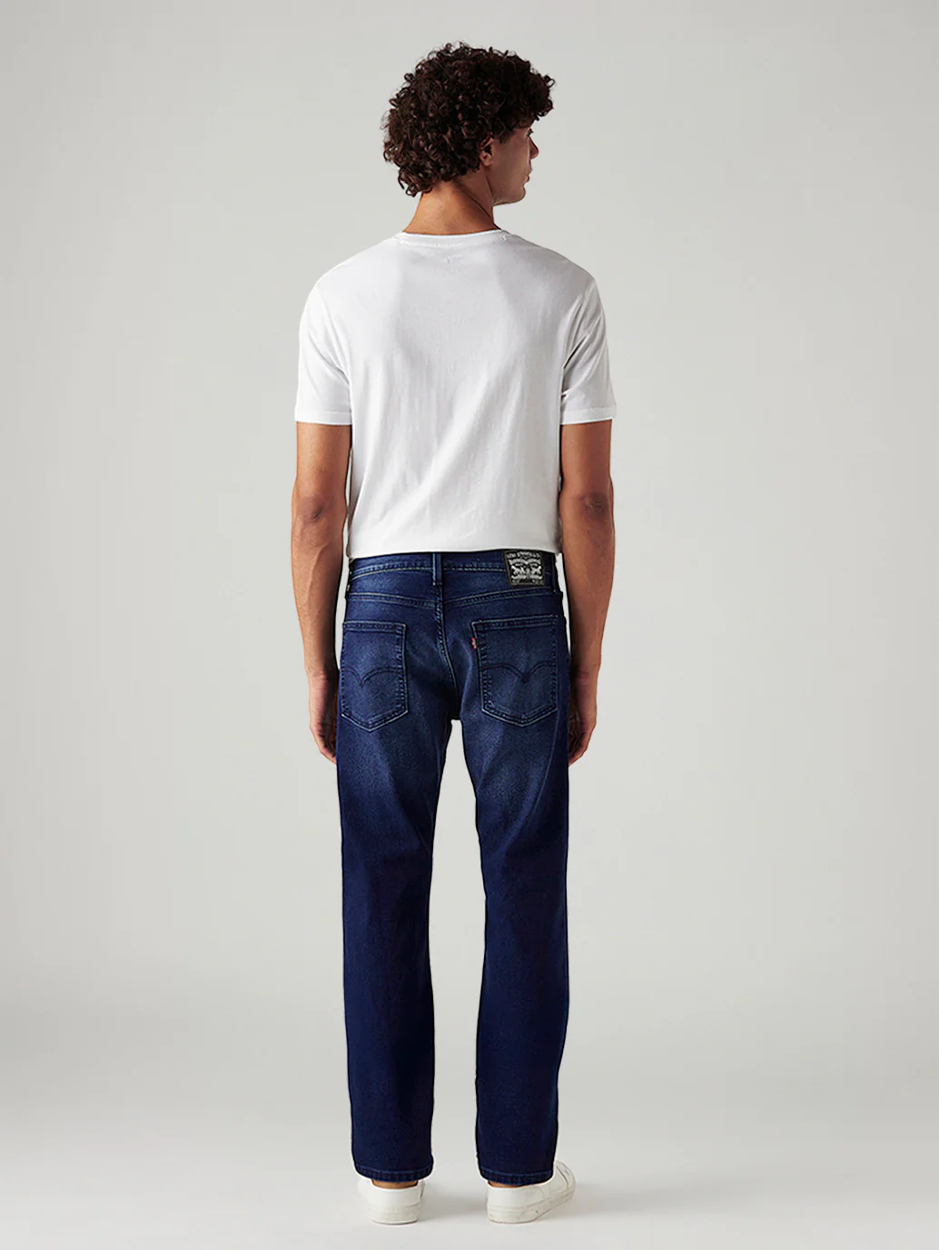 Men's 513 Dark Indigo Slim Straight Fit Mid Rise Jeans - Image 3