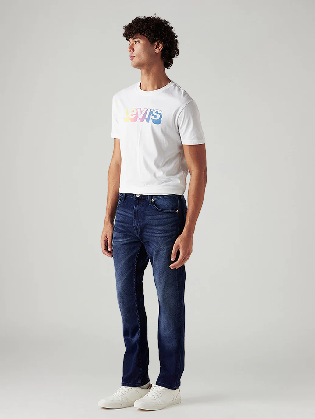 Men's 513 Dark Indigo Slim Straight Fit Mid Rise Jeans - Image 6