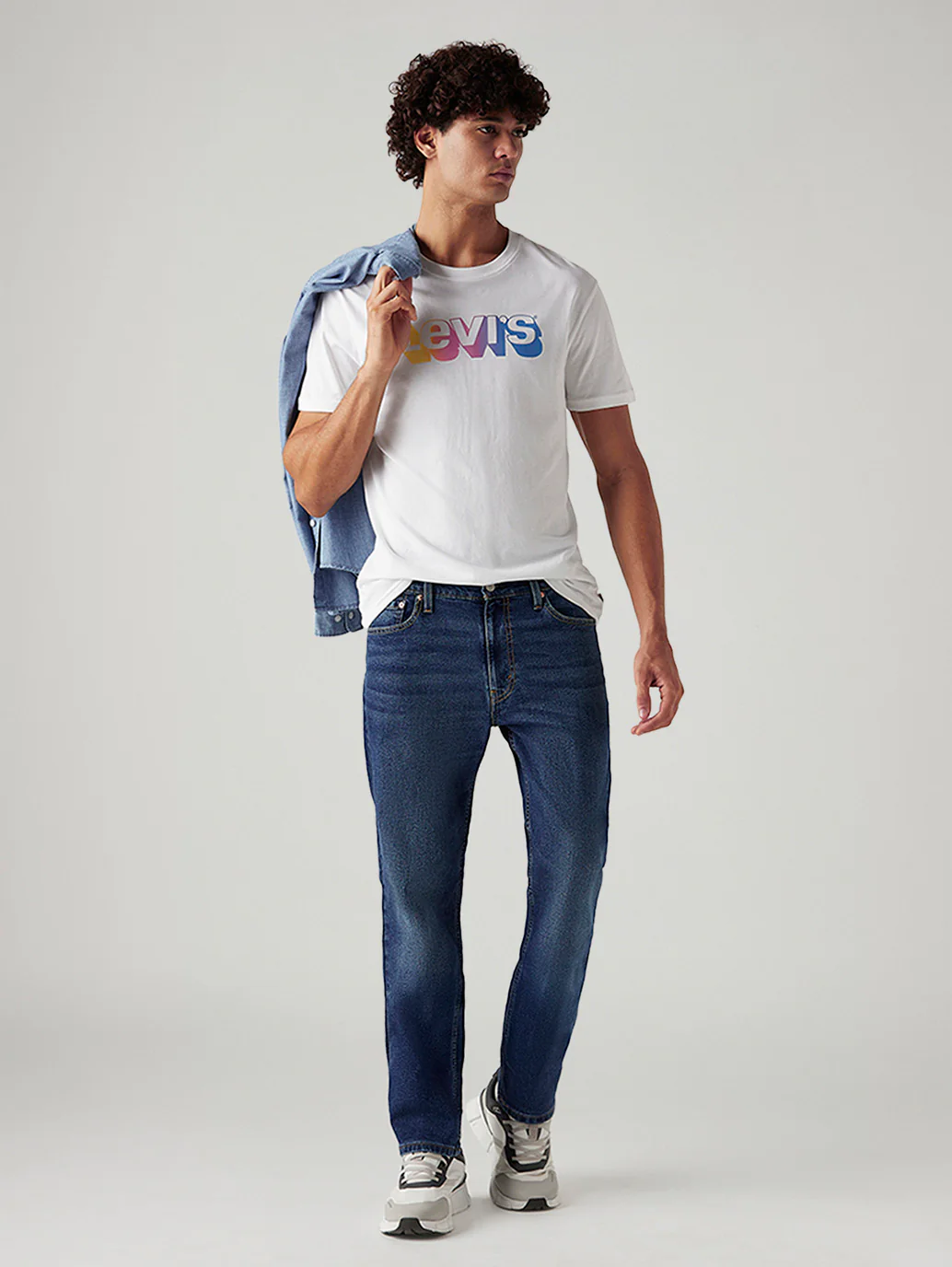 Men's 513 Dark Indigo Slim Straight Fit Mid Rise Jeans
