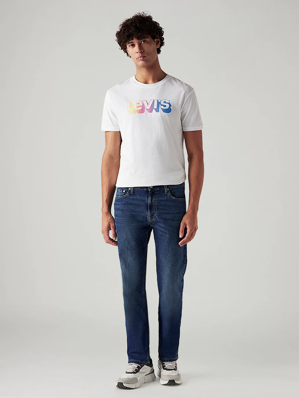 Men's 513 Dark Indigo Slim Straight Fit Mid Rise Jeans - Image 6