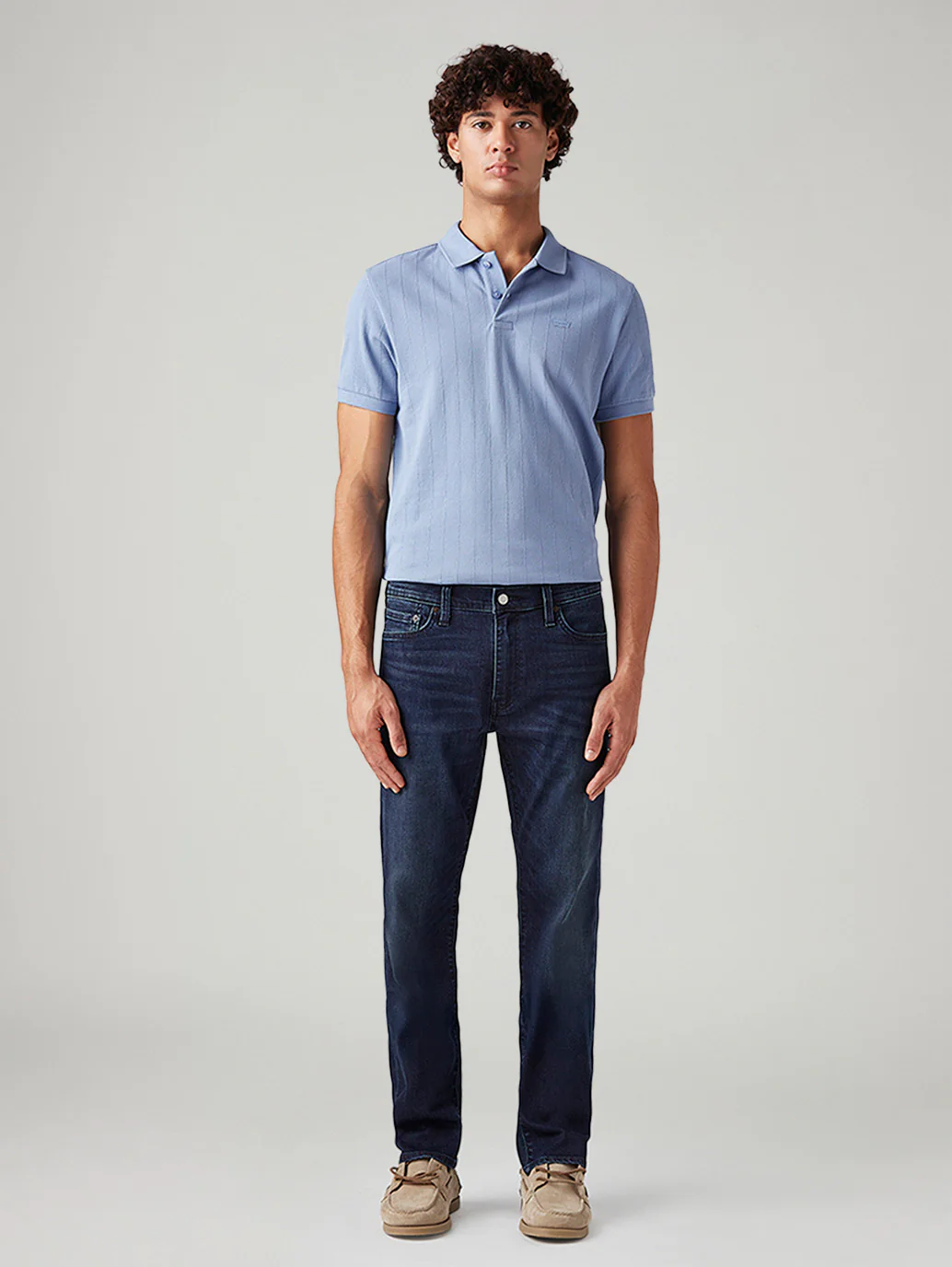 Men's 513 Dark Indigo Slim Straight Fit Mid Rise Jeans - Image 2