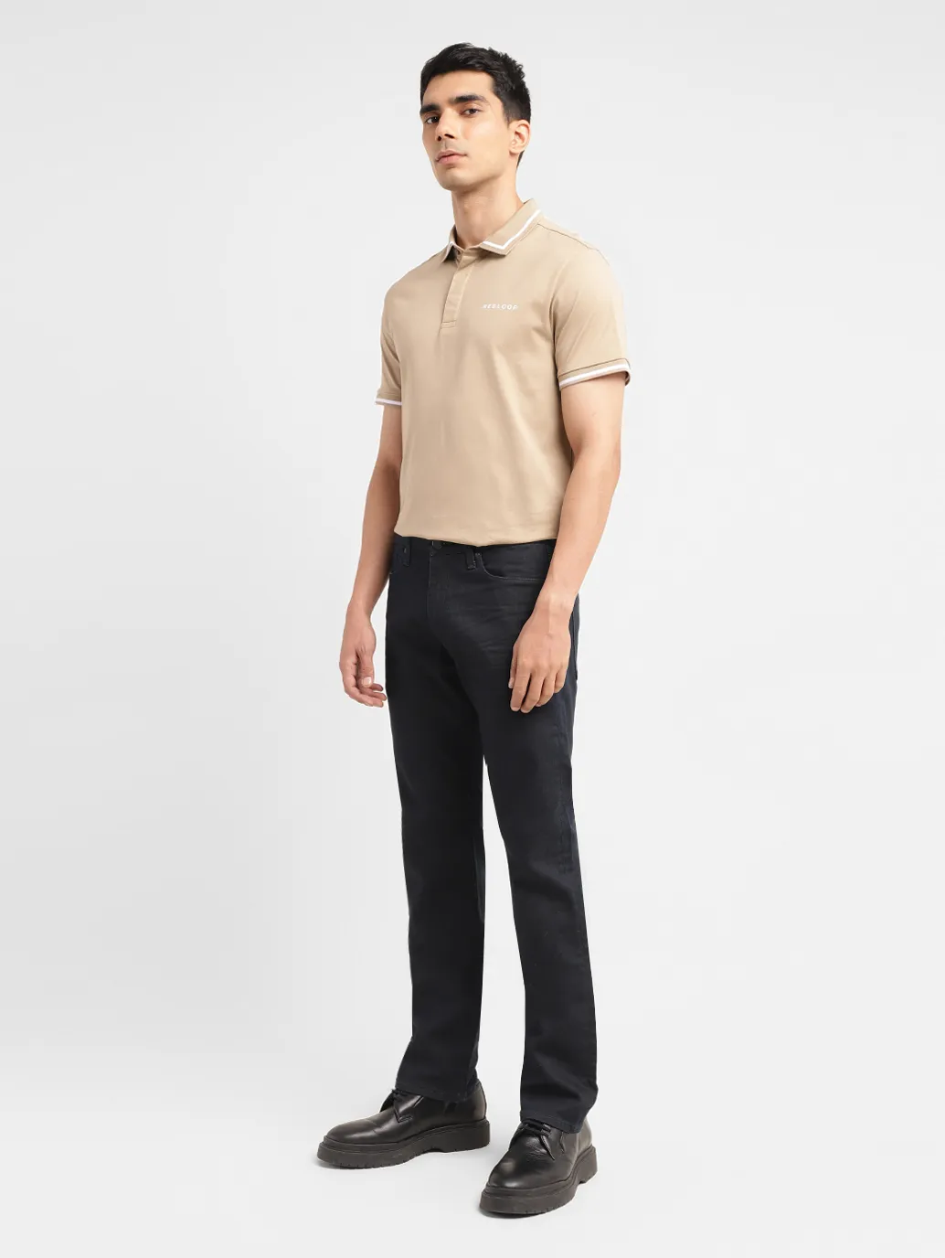 Men's Redloop 513 Blue Slim Straight Fit Mid Rise Jeans - Image 8