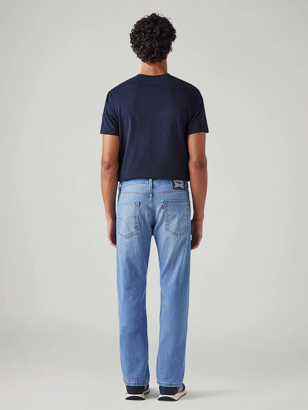 Men's 513 Light Blue Slim Straight Fit Mid Rise Jeans - Image 4