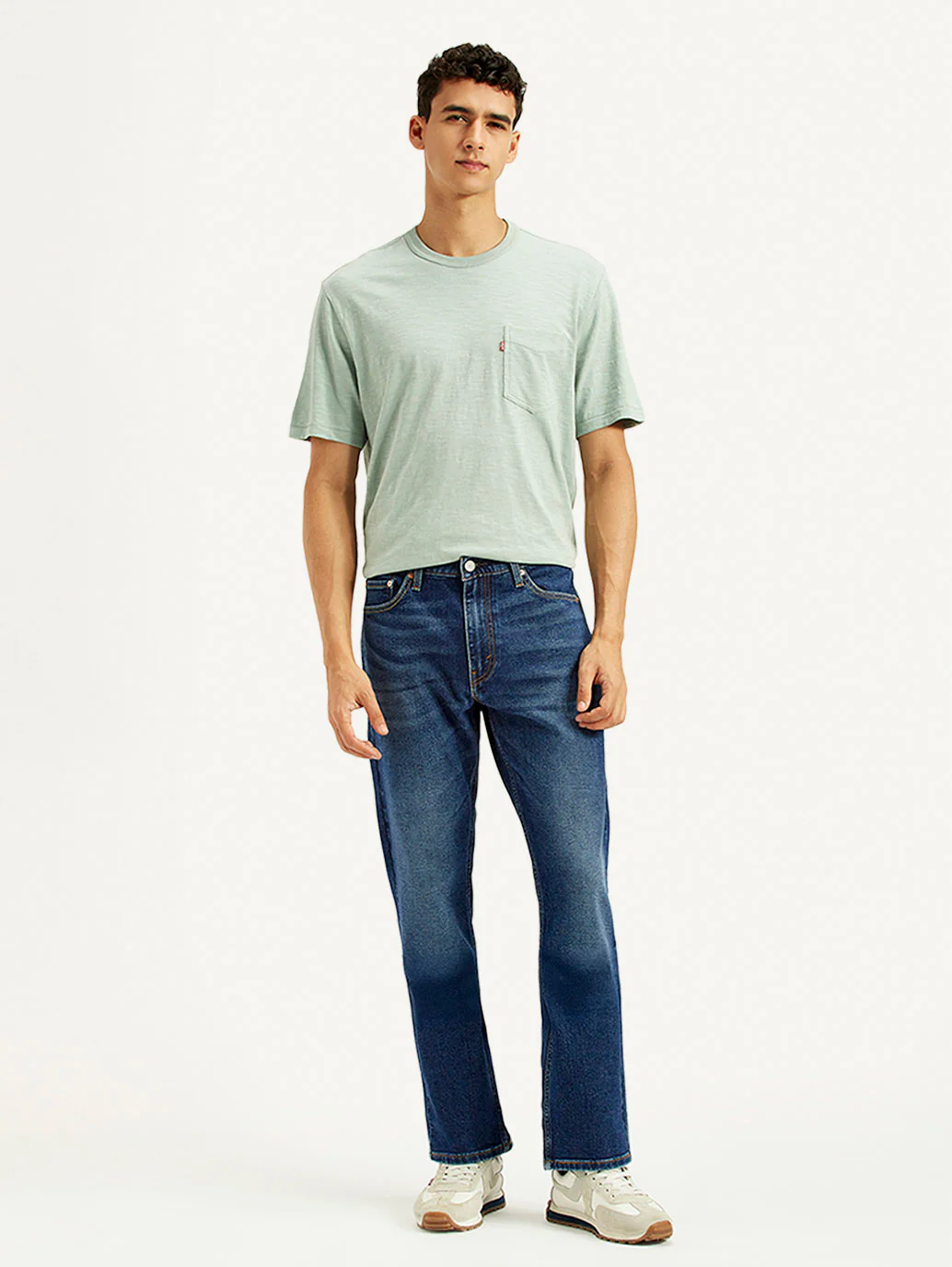 Men's 513 Light Indigo Slim Straight Fit Mid Rise Jeans - Image 2