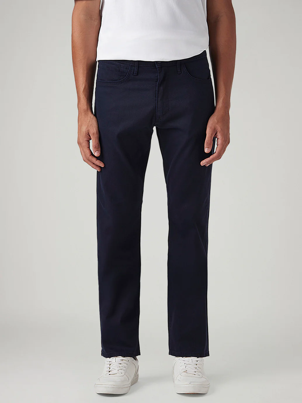 Men's 513 Navy Slim Straight Fit Mid Rise Chinos - Image 3