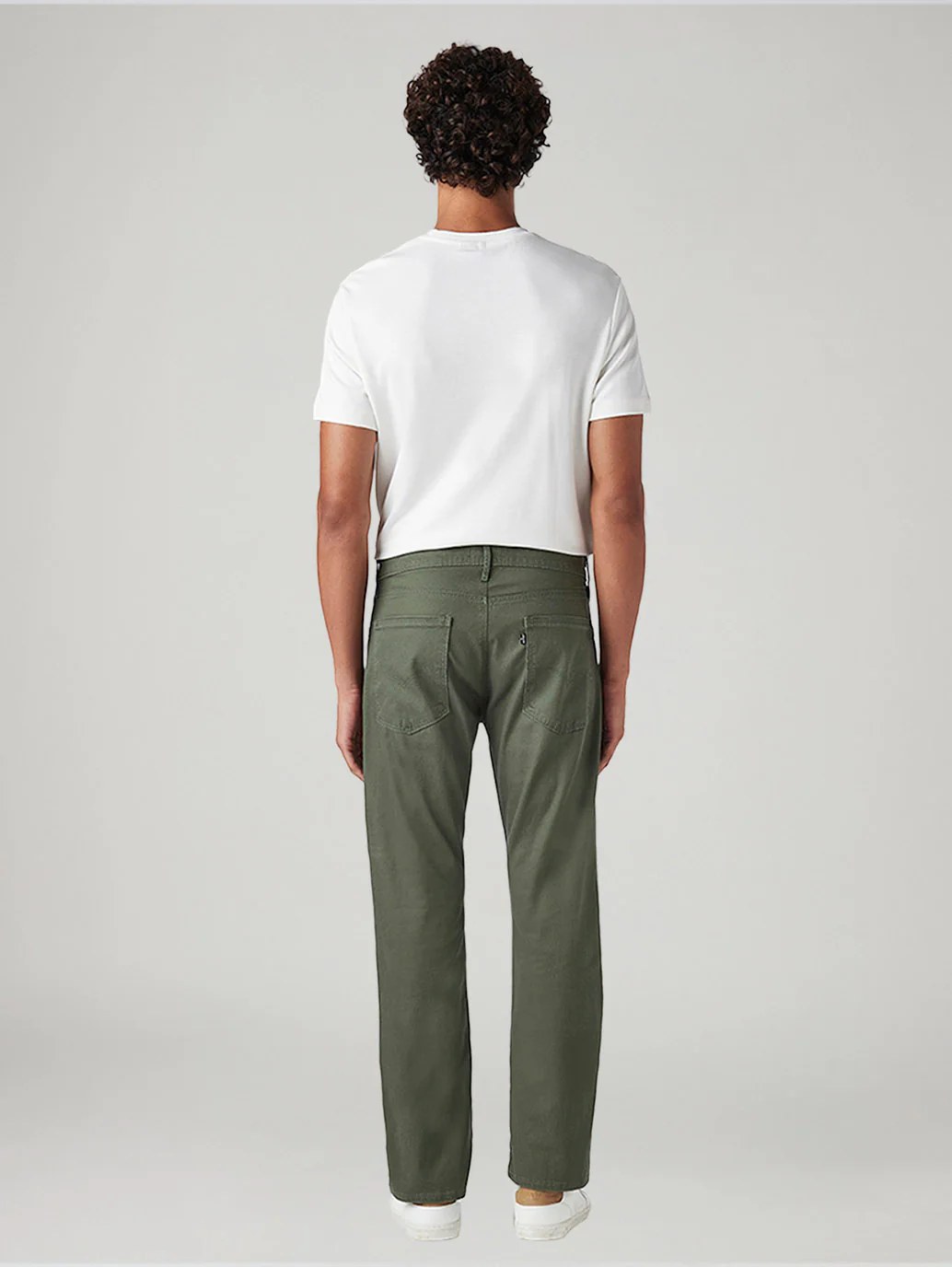 Men's 513 Olive Slim Straight Fit Mid Rise Jeans - Image 5
