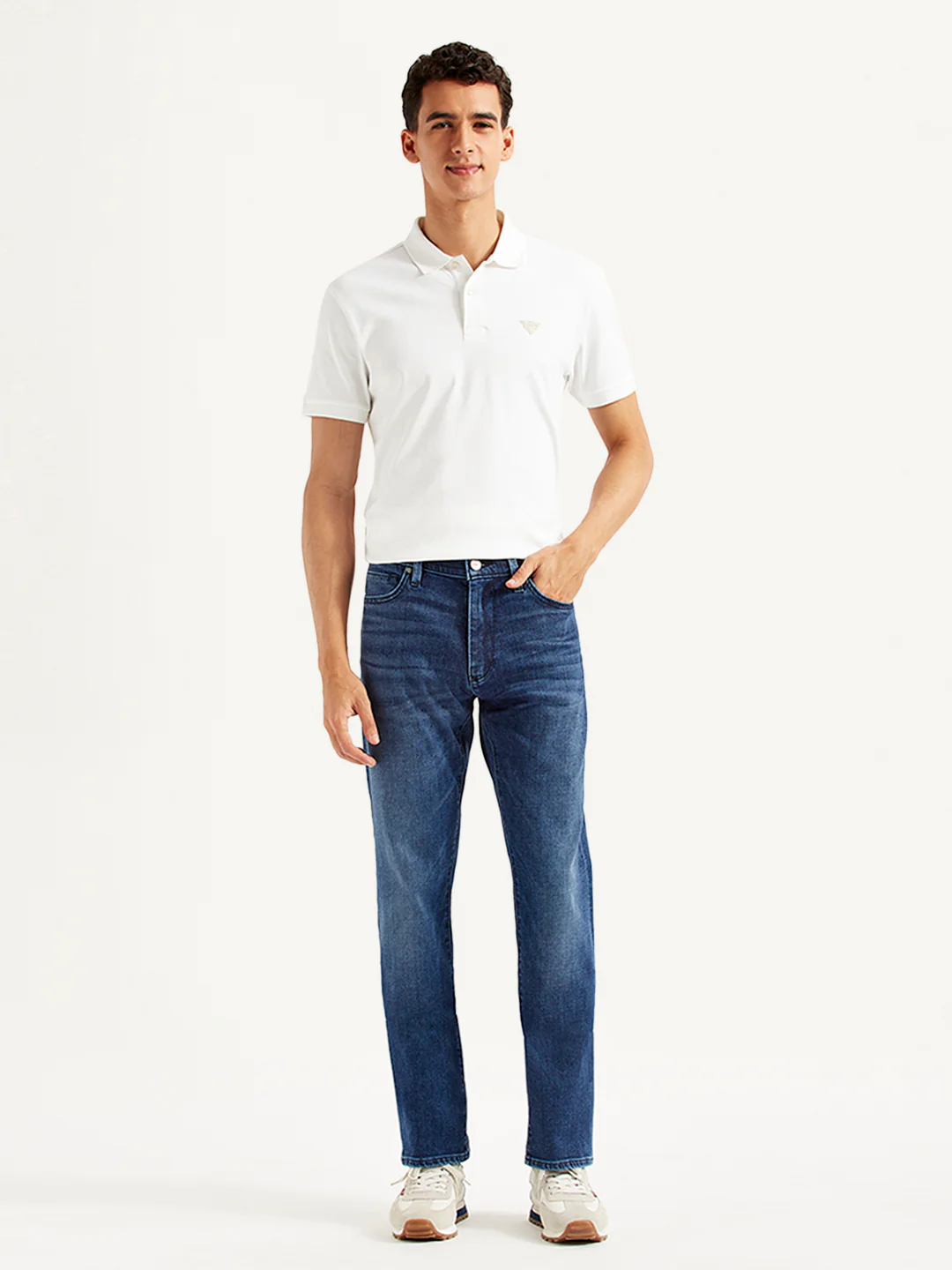 Men's Redloop 513 Slim Straight Fit Mid Rise Jeans - Image 2