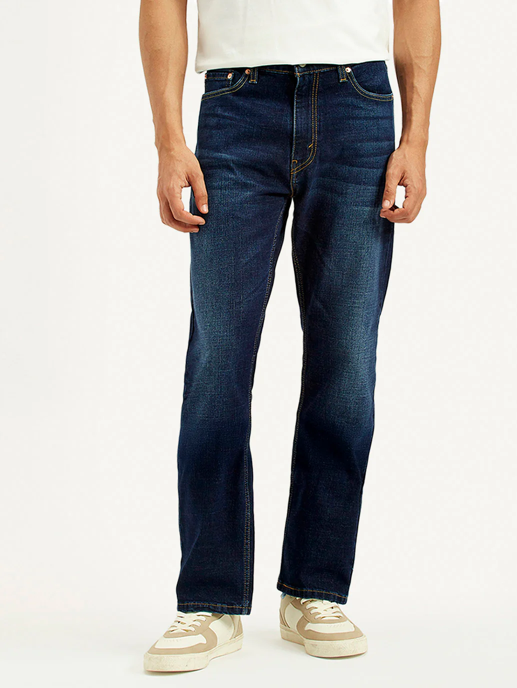 Men's 513 Indigo Slim Straight Fit Mid Rise Jeans - Image 3