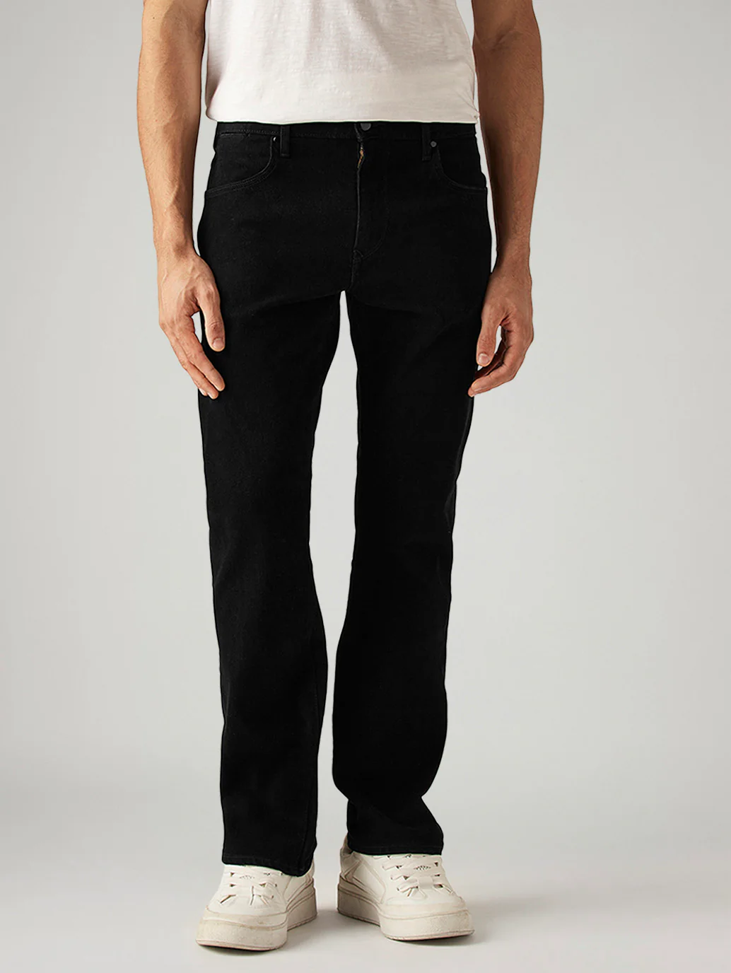 Men's 517 Black Bootcut Fit Mid Rise Redloop Jeans - Image 2