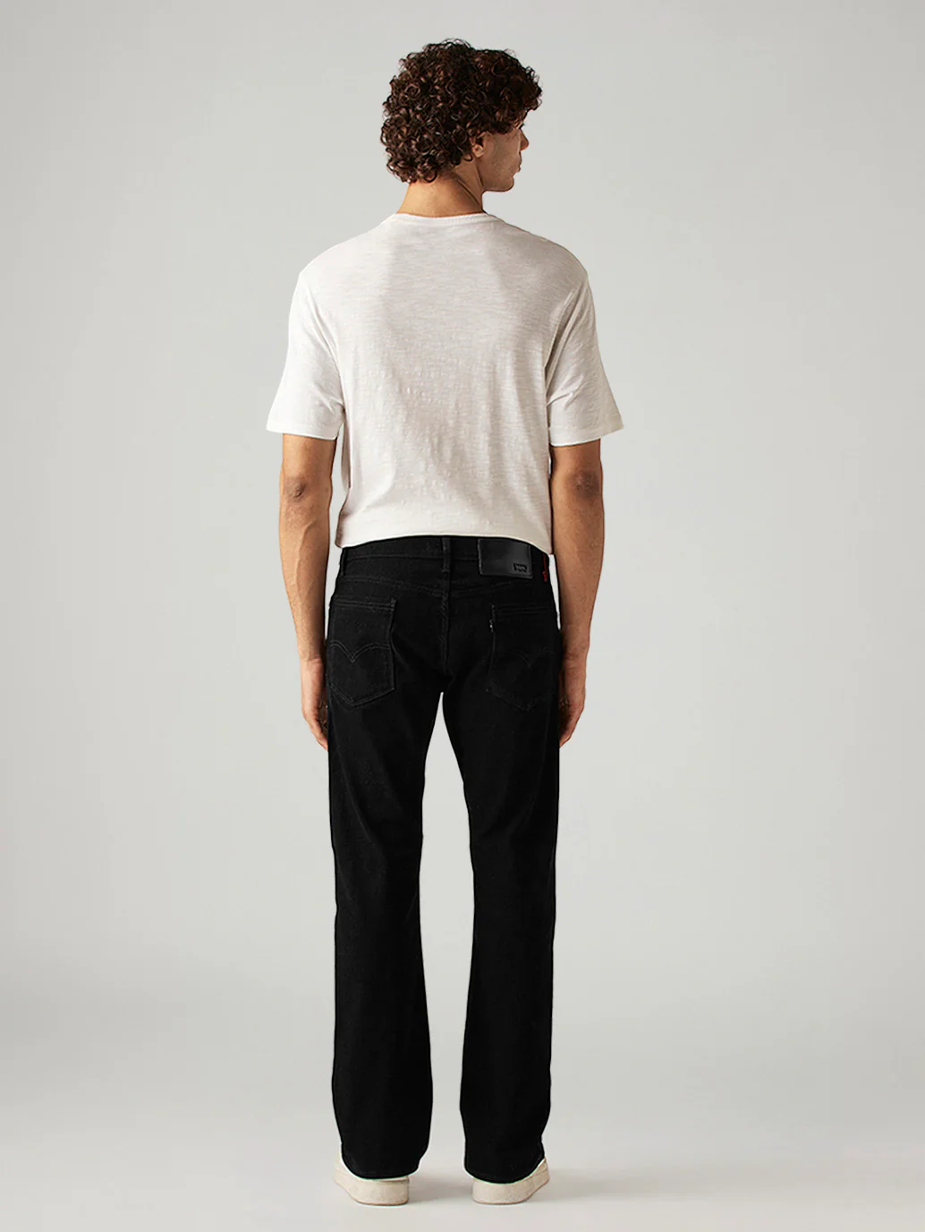Men's 517 Black Bootcut Fit Mid Rise Redloop Jeans - Image 3