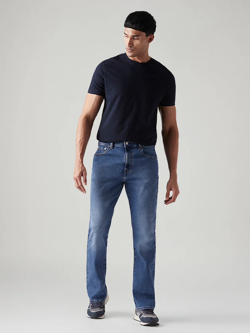 Men's 517 Med Indigo Bootcut Fit Mid Rise Jeans - Image 2