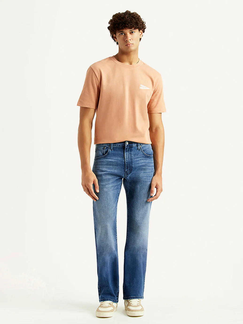 Men's 517 Blue Bootcut Fit Hyper Stretch Jeans - Image 2