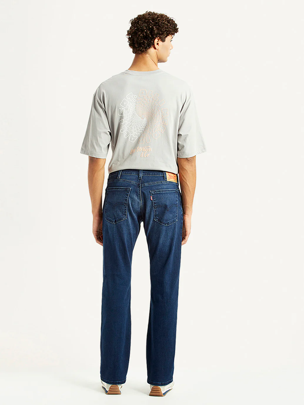 Men's 517 Blue Bootcut Fit Mid Rise Jeans - Image 5