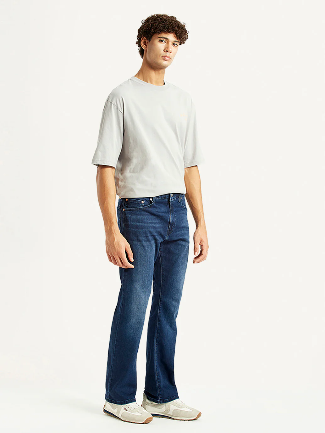 Men's 517 Blue Bootcut Fit Mid Rise Jeans - Image 7