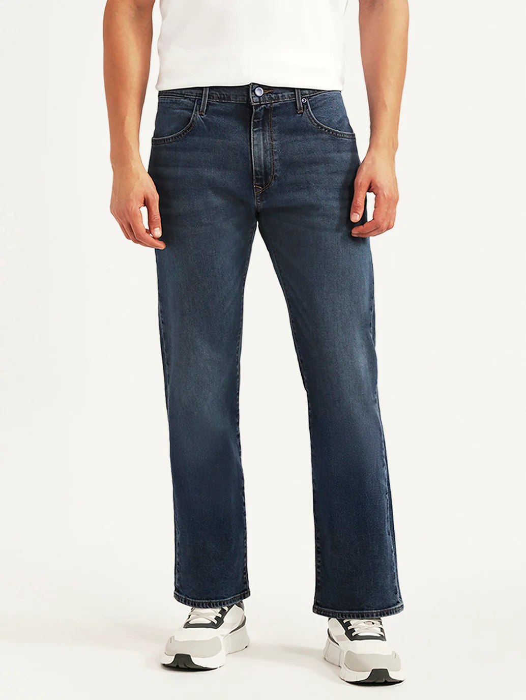 Men's Redloop 517 Dark Blue Bootcut Fit Mid Rise Jeans - Image 2