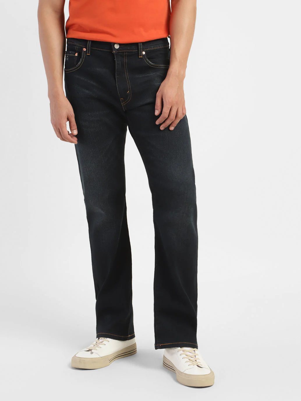 Men's 517 Blue Bootcut Fit Mid Rise Jeans - Image 2