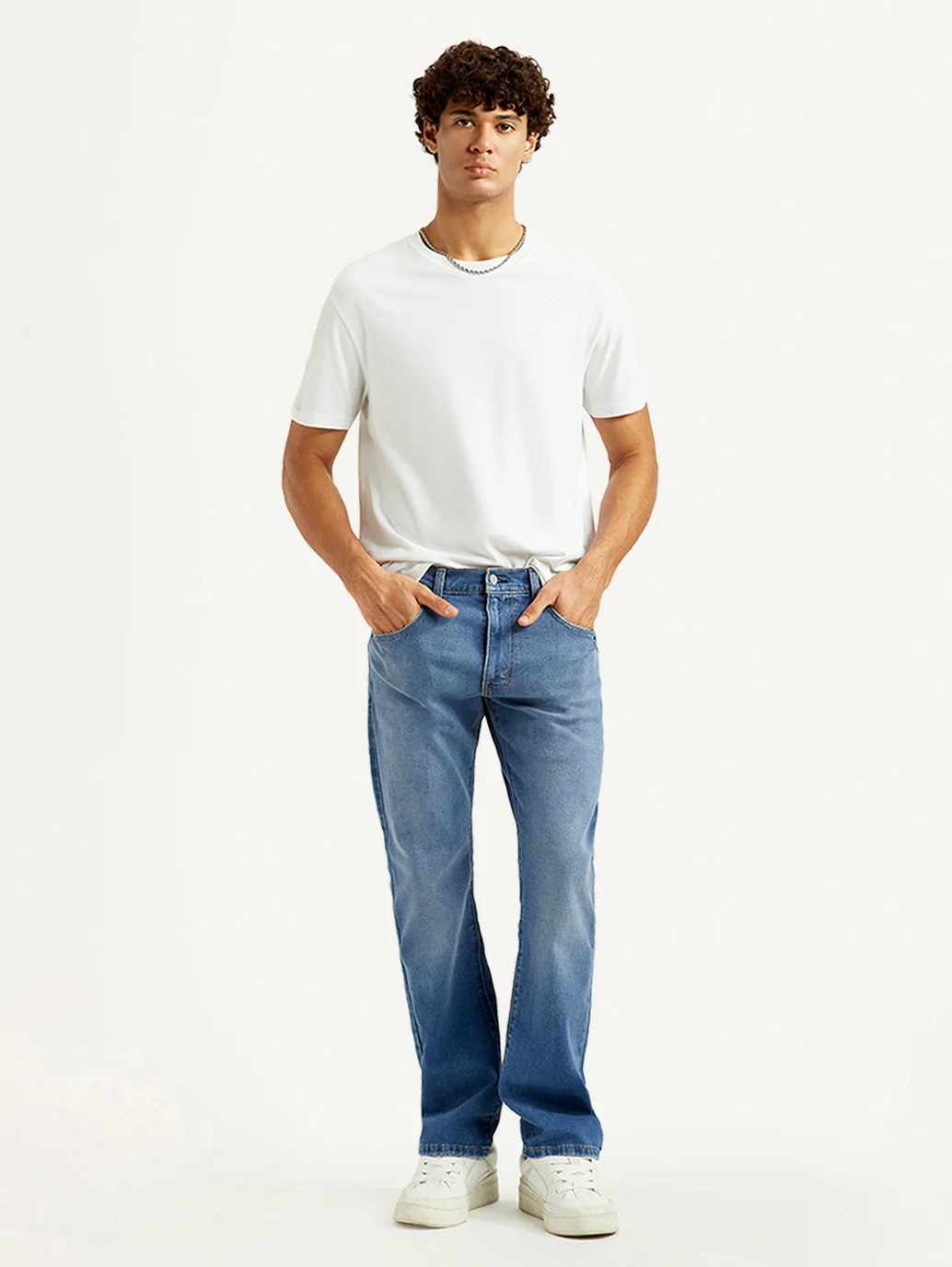 Men's 517 Med Indigo Bootcut Fit Mid Rise Jeans