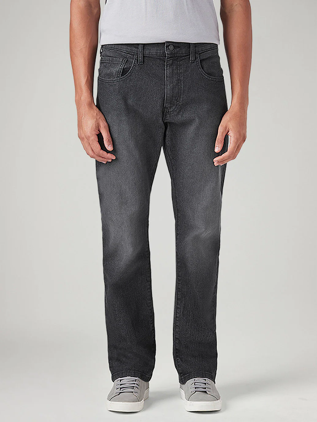 Men's 517 Charcoal Grey Bootcut Fit Mid Rise Jeans - Image 3
