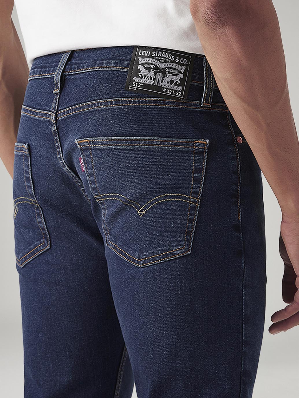 Men's 517 Dark Indigo Bootcut Fit Mid Rise Jeans - Image 6