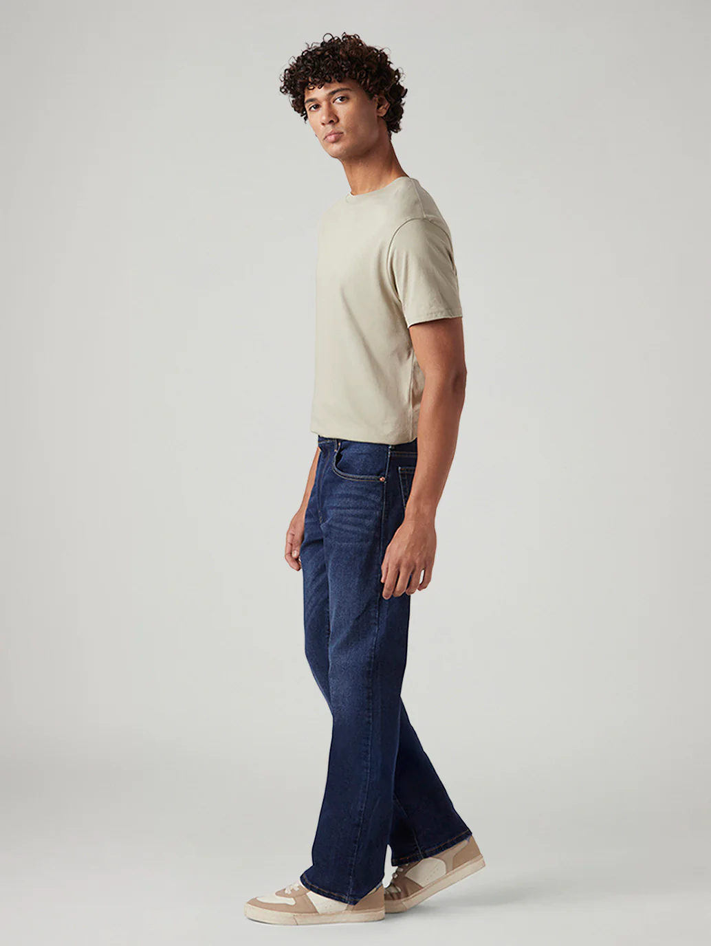 Men's 517 Dark Blue Bootcut Fit Mid Rise Jeans - Image 6
