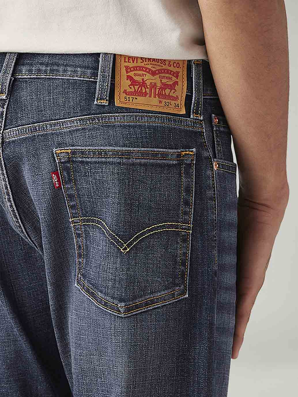 Men's 517 Med Indigo Bootcut Fit Mid Rise Jeans - Image 6