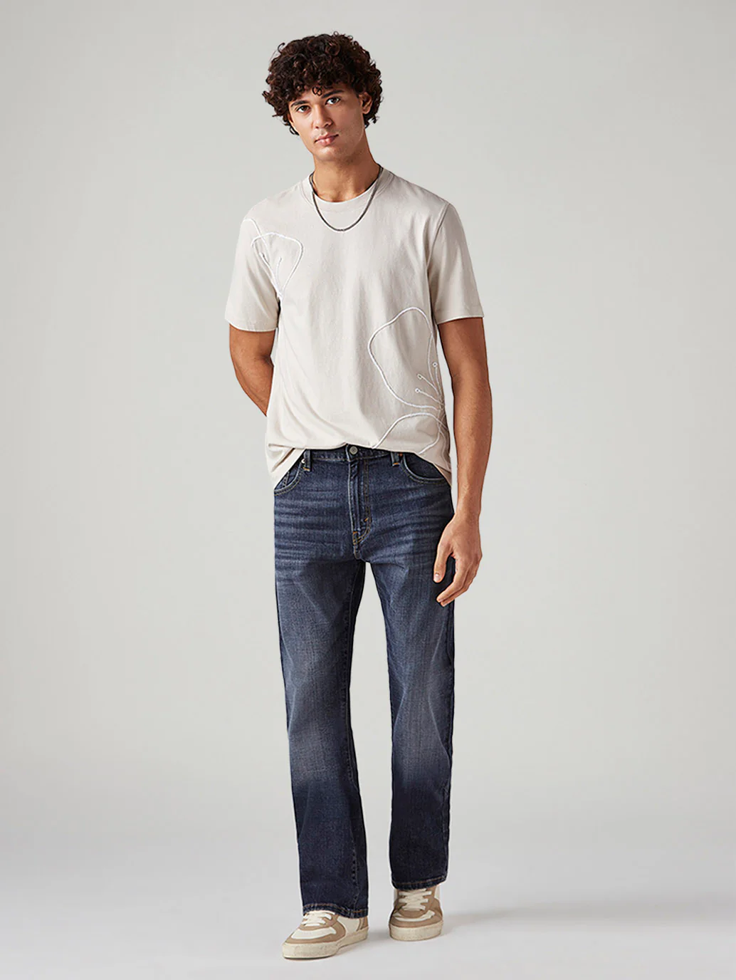 Men's 517 Med Indigo Bootcut Fit Mid Rise Jeans - Image 7