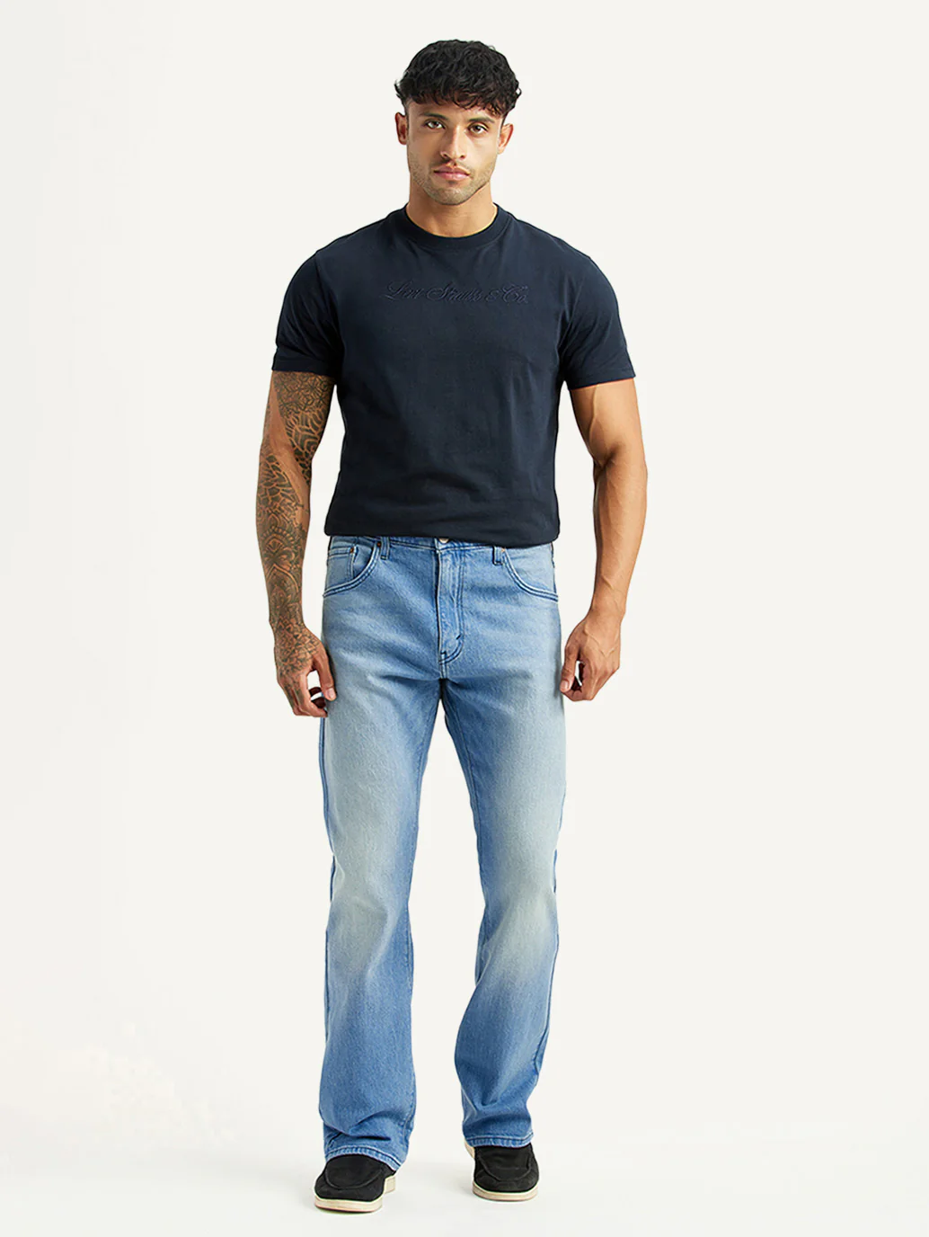 Men's 517 Light Blue Bootcut Mid Rise Jeans - Image 7