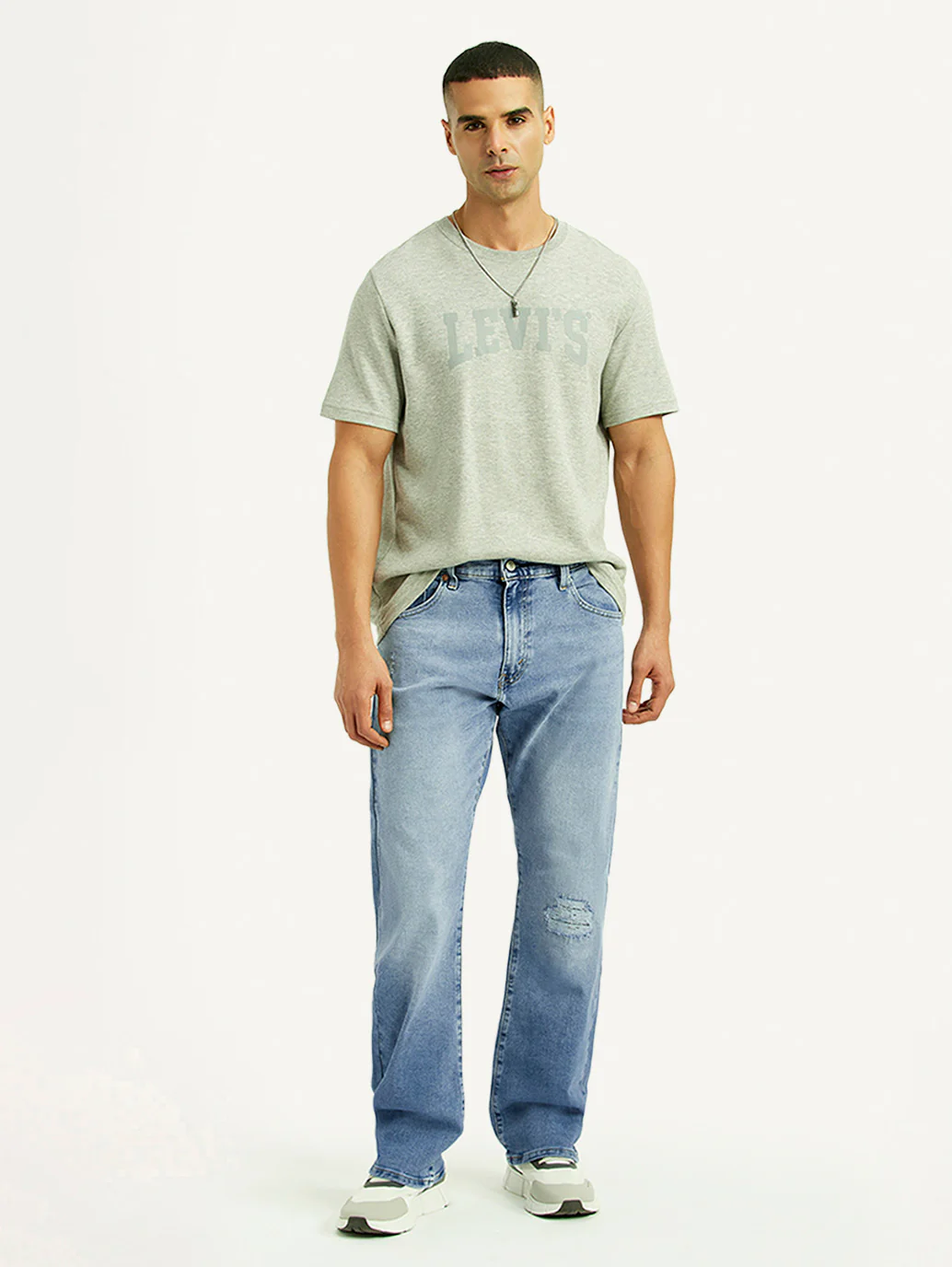 Men's 517 Light Blue Bootcut Fit Mid Rise Jeans