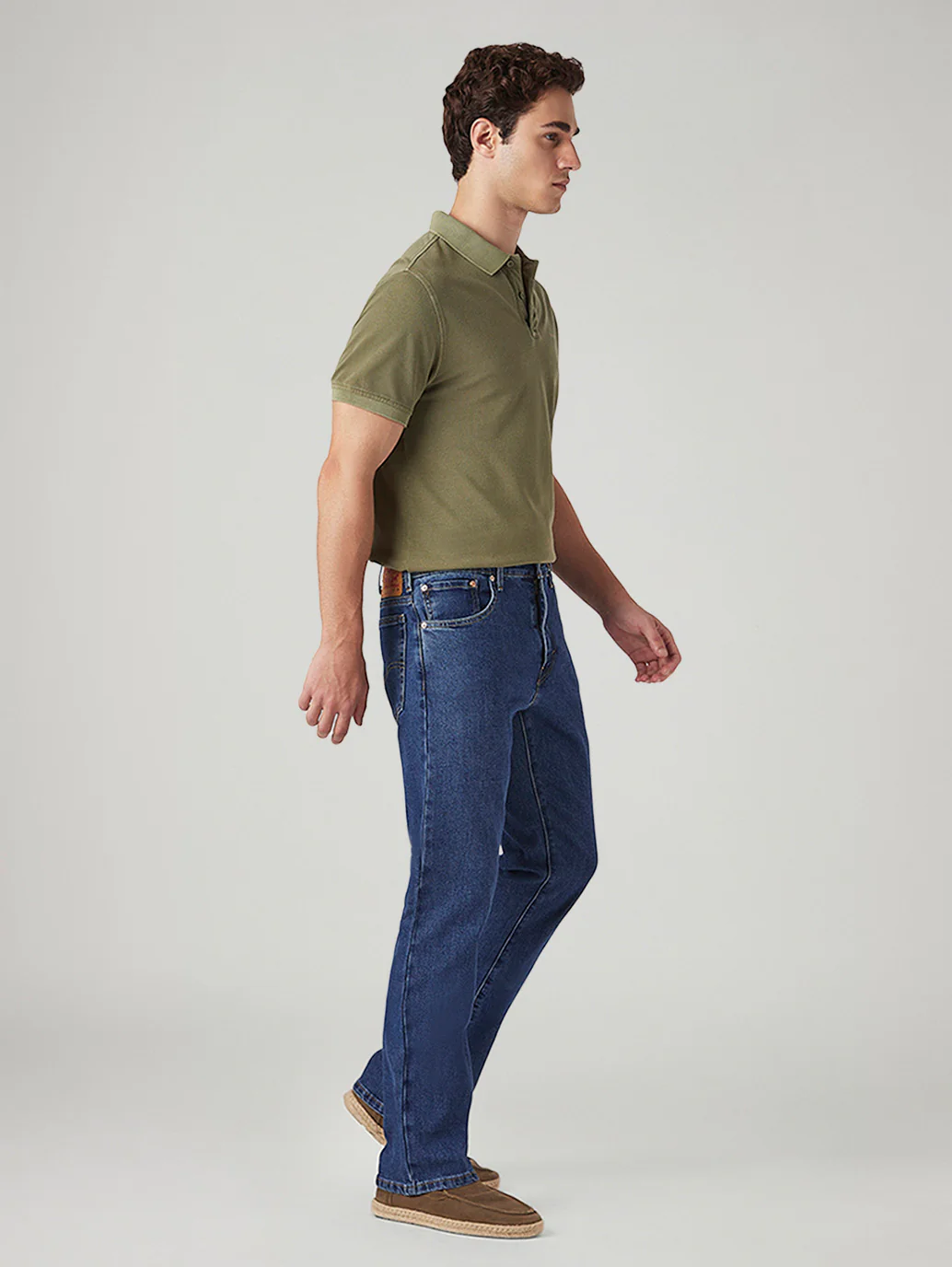 Mens 517 Mid rise Bootcut Fit Cotton Stretch Blend Jeans - Image 6