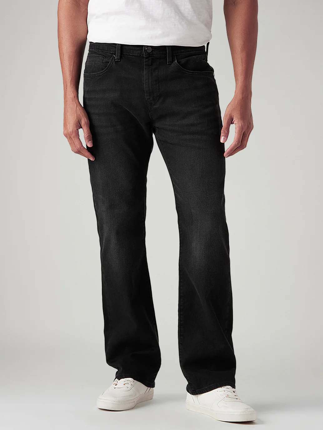 Men's 527 Black Bootcut Fit Mid Rise Redloop Jeans - Image 3