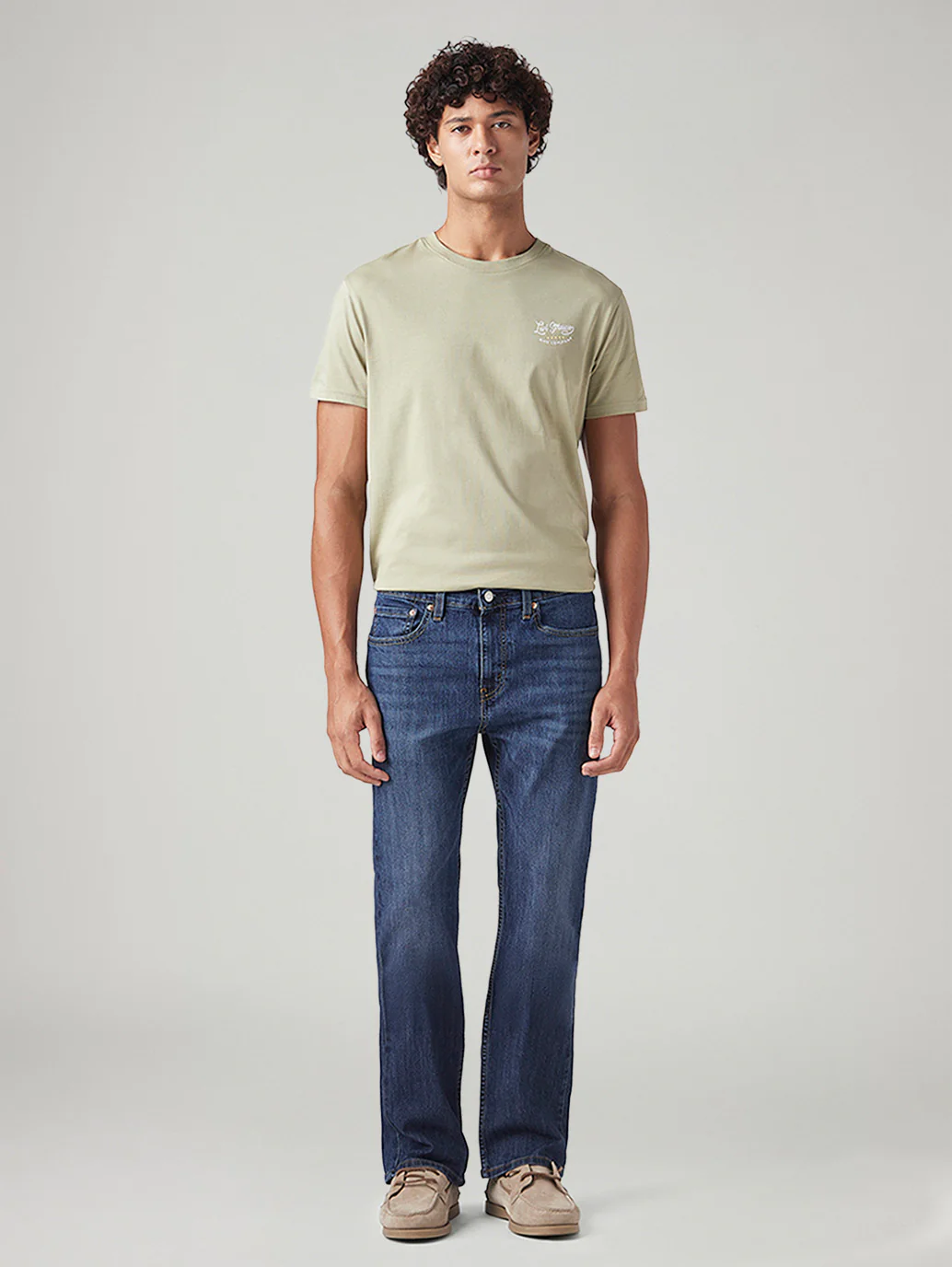 Men's 527 Dark Indigo Bootcut Fit Mid Rise Jeans - Image 2