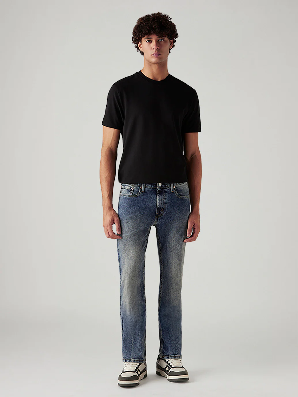 Men's Tinted 527 Med Indigo Bootcut Mid Rise Jeans - Image 2