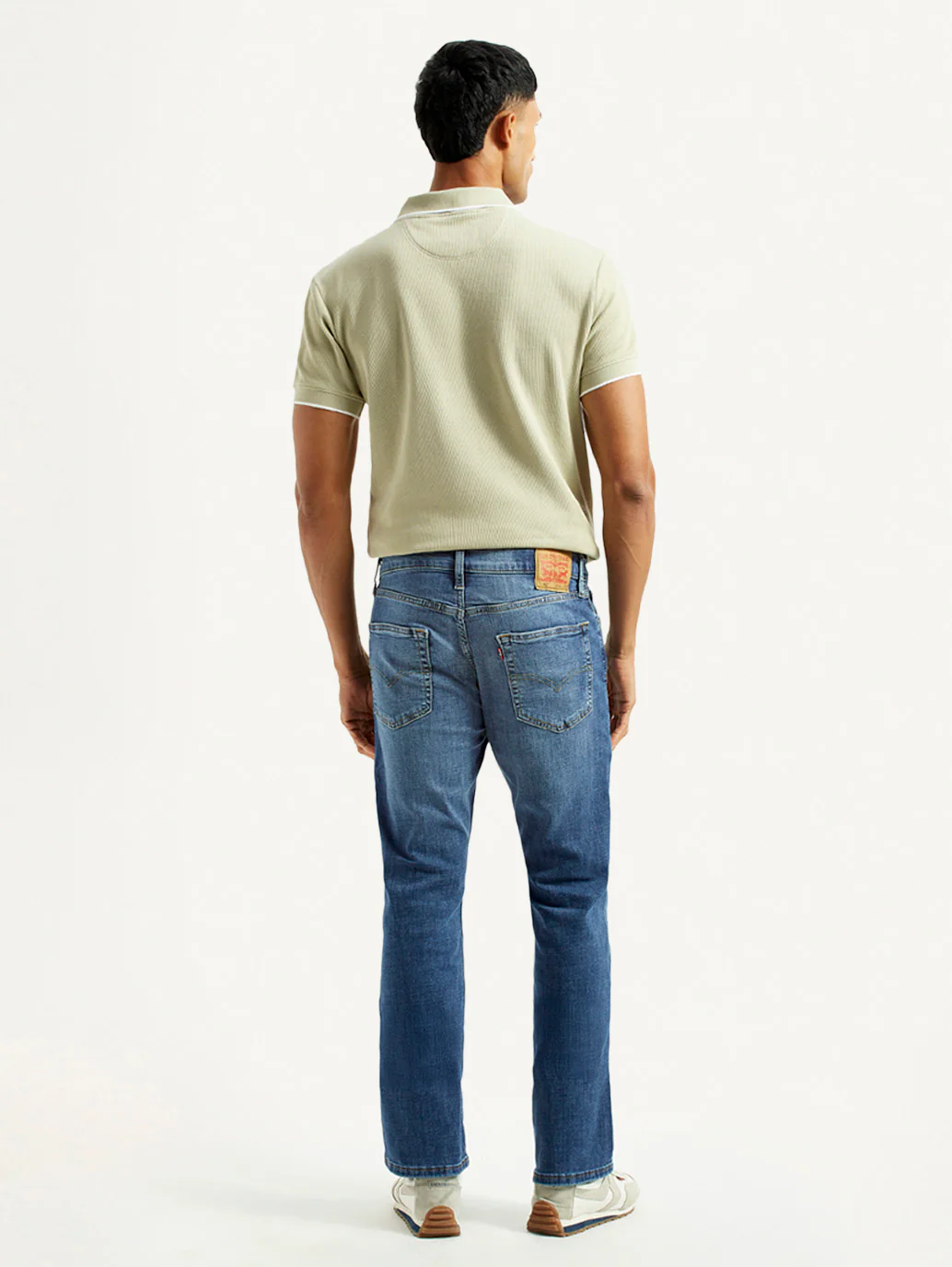 Men's 527 Blue Bootcut Fit Mid Rise Jeans - Image 5