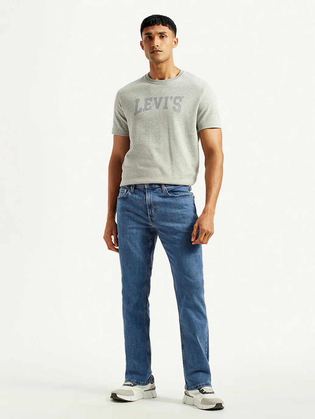 Men's 527 Med Indigo Bootcut Fit Mid Rise Jeans - Image 2