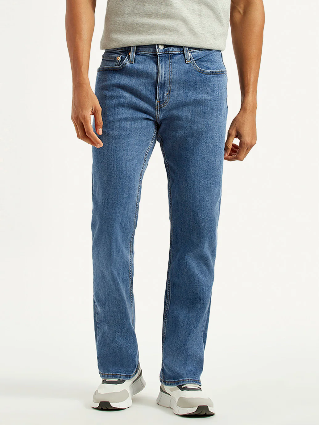 Men's 527 Med Indigo Bootcut Fit Mid Rise Jeans - Image 3