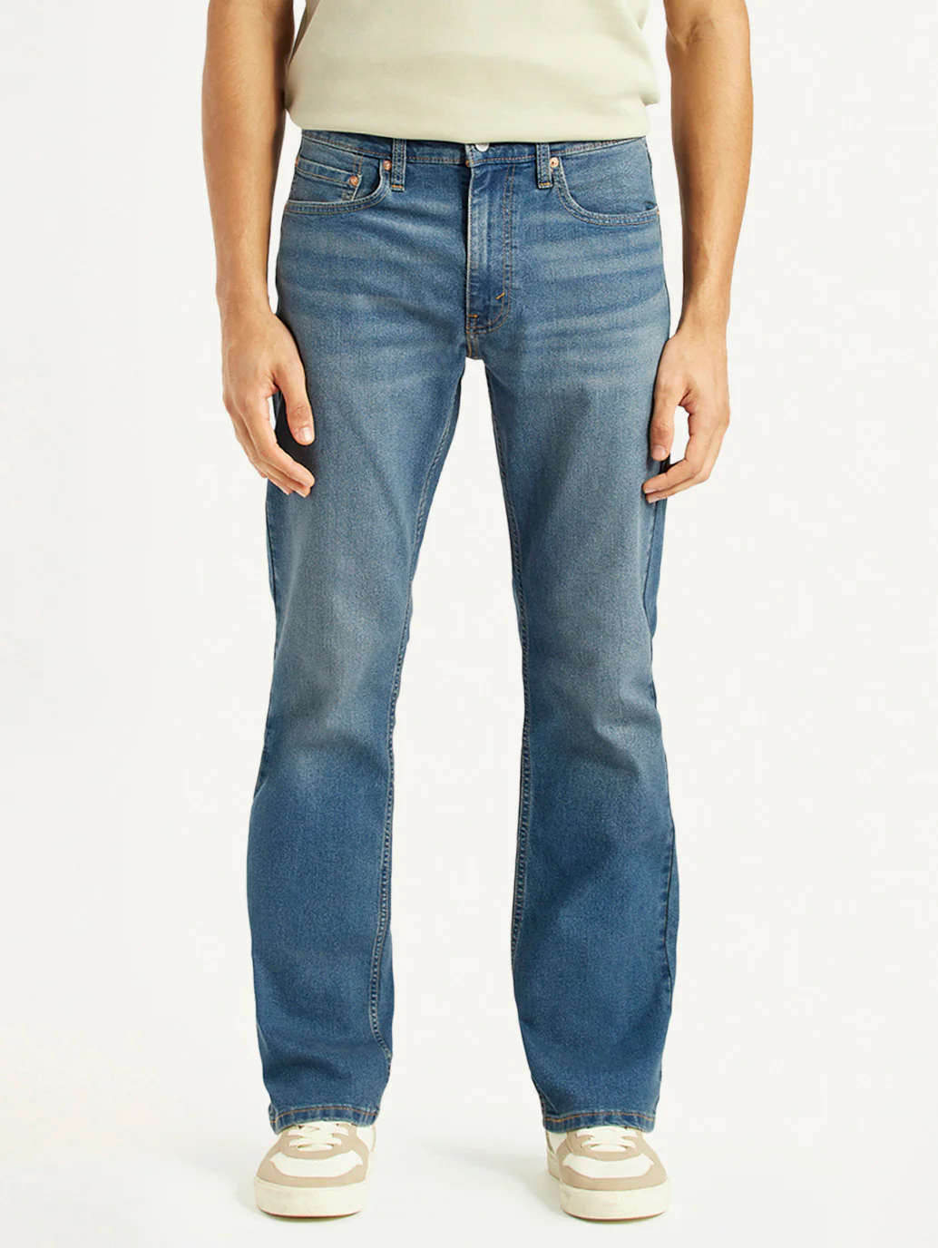 Men's 527 Mid Indigo Bootcut Fit Mid Rise Jeans - Image 2