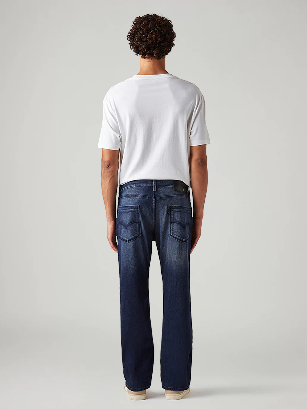 Men's 527 Dark Blue Bootcut Fit Mid Rise Redloop Jeans - Image 5