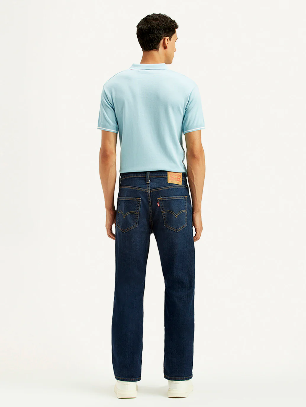 Men's 527 Dark Indigo Bootcut Fit Mid Rise Jeans - Image 3