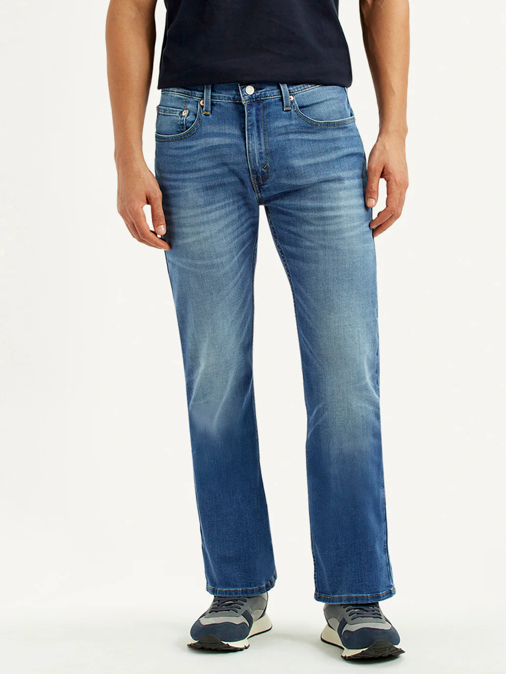 Men's 527 Light Blue Slim Bootcut Fit Mid Rise Jeans - Image 3