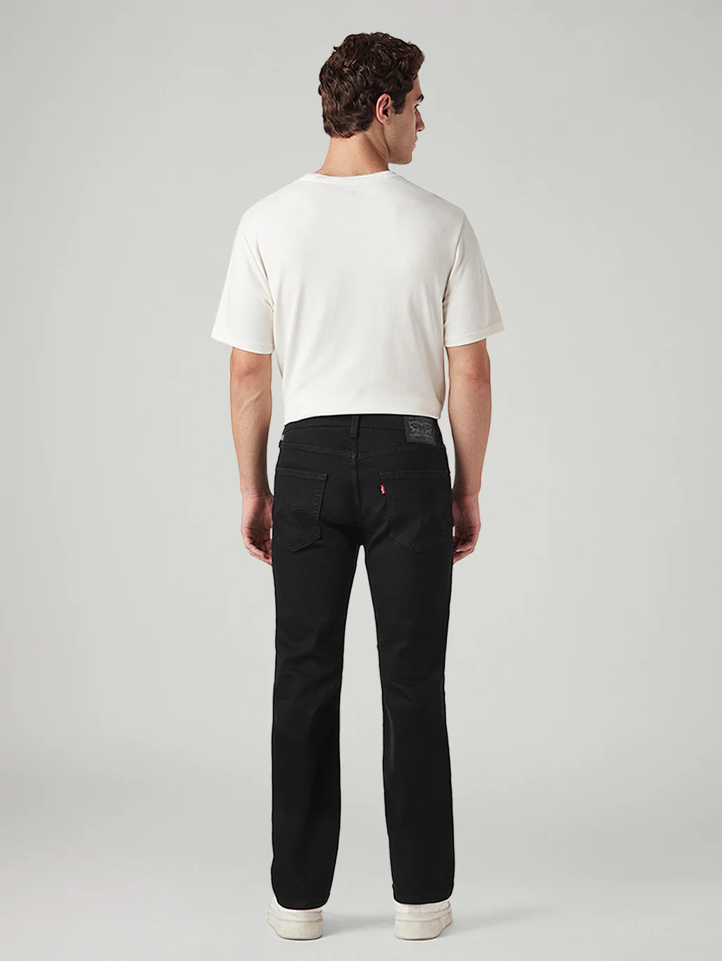 Mens 527 Mid Rise Bootcut Fit Cotton Stretch Blend Jeans - Image 3