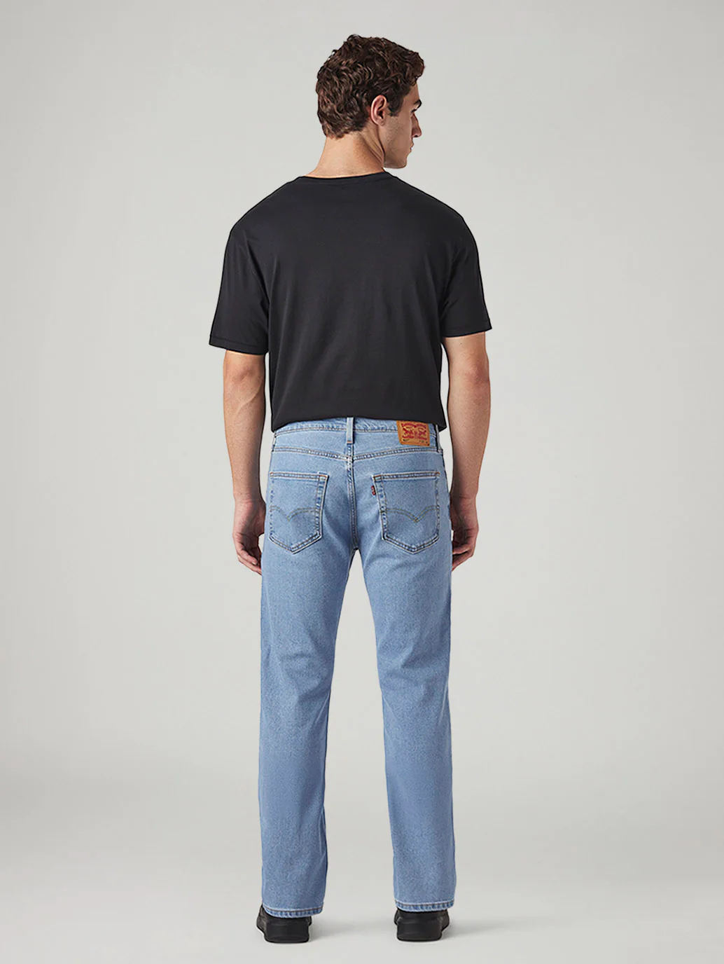Mens 527 Mid Rise Bootcut Fit Cotton Stretch Blend Jeans - Image 3
